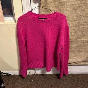 Partly cashmere magenta sweater